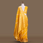 Aada Zari Buti Yellow Kadhwa Banarasi Handwoven Silk Saree