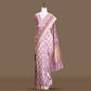 Paisley Buti Kadhwa Lilac Banarasi Handwoven Silk Saree