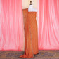Jamdani Banarasi Handwoven Orange Cotton Suit Set 2 Piece