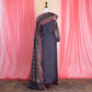 Jamdani Banarasi Handwoven Navy Blue Cotton Suit Set 2 Piece