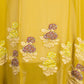 Rose Yellow Banarasi Handwoven Chiffon Dupatta