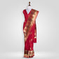 Paithani Red Handwoven Banarasi Saree