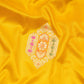 Jugnu Yellow Banarasi Handwoven Silk Saree