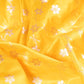 Chouka Guldavari Mustard Yellow Silk Saree