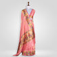 Paithani Salmon Pink Handwoven Banarasi Saree