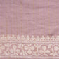 Lila Bel Banarasi Handwoven Linen Chiffon Saree