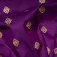 Chaudhani Mina Banarasi Handwoven Violet Silk Saree