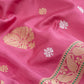 Manika Rose Banarasi Handwoven Gethua Silk Saree