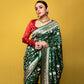 Amruta Khanvilkar in Laadli Banarasi Handwoven Silk Saree