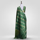 Aada Gul Banarasi Handwoven Basil Green Silk Saree