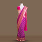Imperial Brocade Fondant Pink Banarasi Handwoven Silk Saree