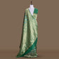 Aada Brocade Emerald Saree Silk