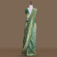 Aada Brocade Emerald Saree Silk