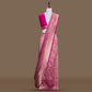 Kiku Brocade Pink Banarasi Handwoven Silk Saree