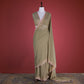 Jamdani Sage Green Muslin Cotton Saree