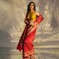 Imperial Brocade Banarasi Handwoven Red Silk Saree