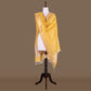 Chouka Yellow Banarasi Handwoven Cotton Dupatta