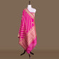 Aada Shahi Pink Banarasi Handwoven Silk Dupatta