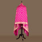 Aada Shahi Pink Banarasi Handwoven Silk Dupatta