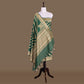 Aada Shahi Emerald Banarasi Handwoven Silk Dupatta