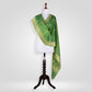 Phool Green Banarasi Handwoven Silk Dupatta