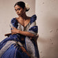 Sitara Banarasi Handwoven Electric Blue Silk Lehenga