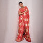 Suryamukhi Banarasi Handwoven Red Silk Saree